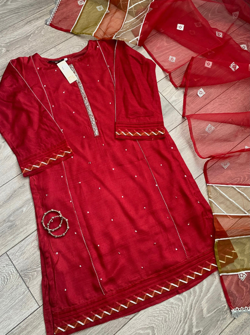Rawsilk dress - 01